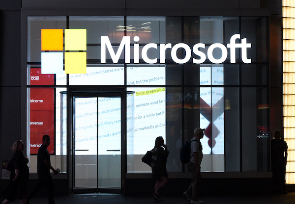 photo of microsoft store front