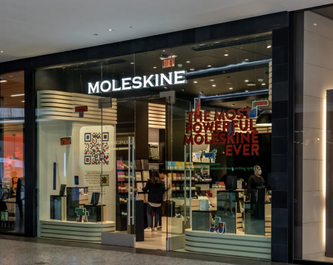 photo of Moleskine storefront