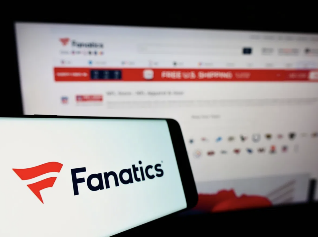 smartphone and desktop screens showing Fanatics website