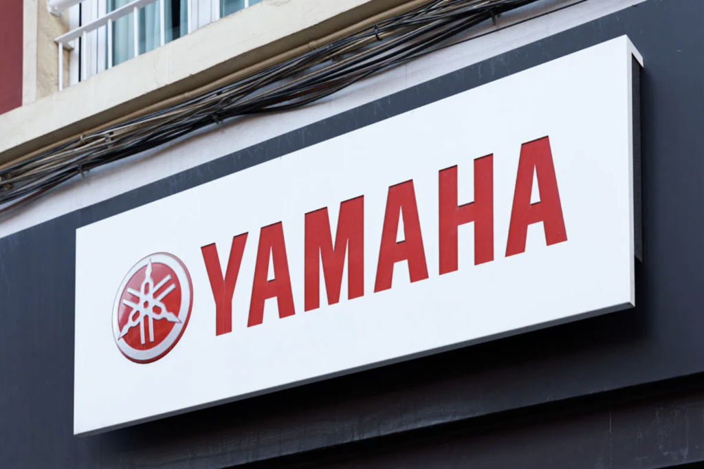 photo of Yamaha signage on a building