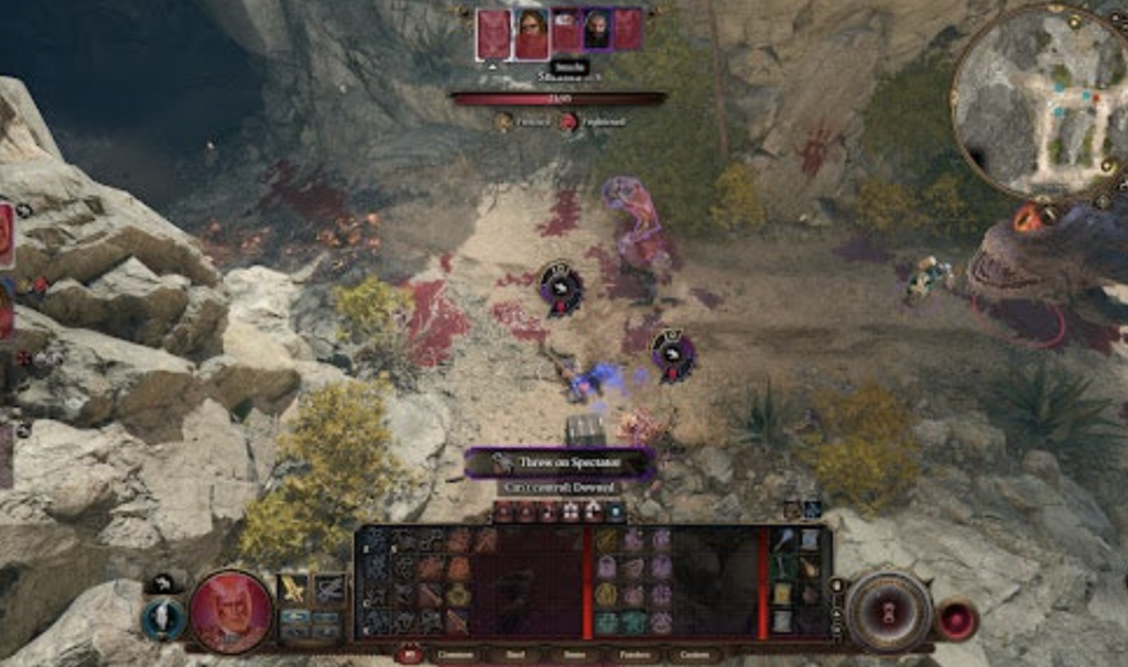 screenshot of Baldur's Gate 3 video game